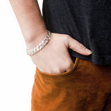 Revere silver curb bracelet 20cm, UK version