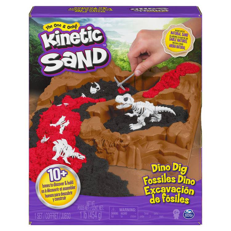 Kinetic Sand Dino Dig Playset - British product