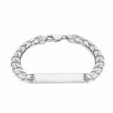 Argos Revere Sterling Silver Curb Bracelet 21.5cm- Buy online at McGrocer