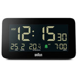 Argos Braun Temperature & Date Digital Alarm Clock - Black- Buy online at McGrocer