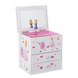 Mele large kids jewellery box musical princess design, imported from the UK