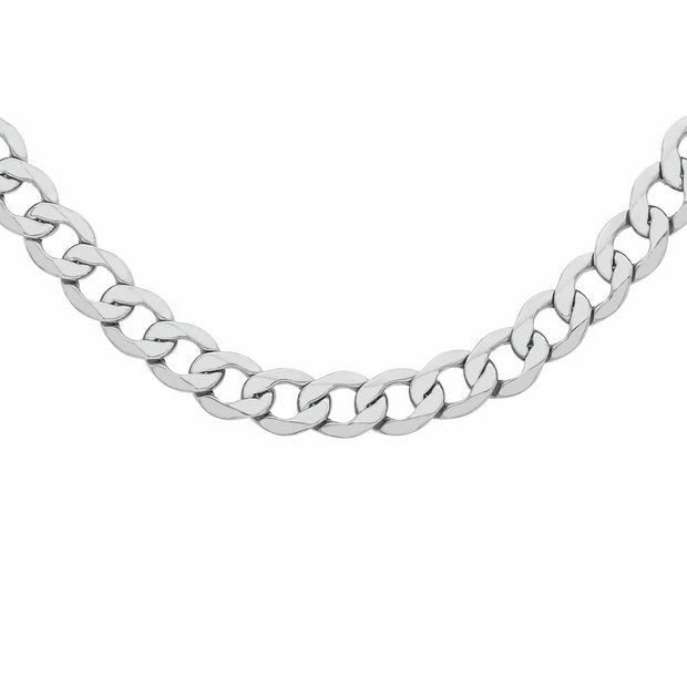 Revere sterling silver curb chain diamond-cut 20 inch, UK version