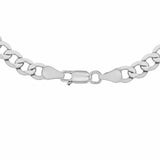 Revere sterling silver curb chain diamond-cut 20 inch, UK version