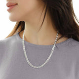 Revere sterling silver stardust curb chain 20 inch, UK version