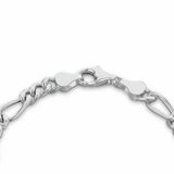 Revere sterling silver figaro bracelet (British brand)