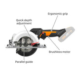 Worx circular saw 120mm 20V - British product