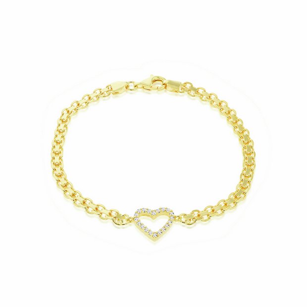 Revere gold plated silver Bismarck bracelet 8 inches, UK version