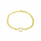 Revere gold plated silver Bismarck bracelet 8 inches, UK version
