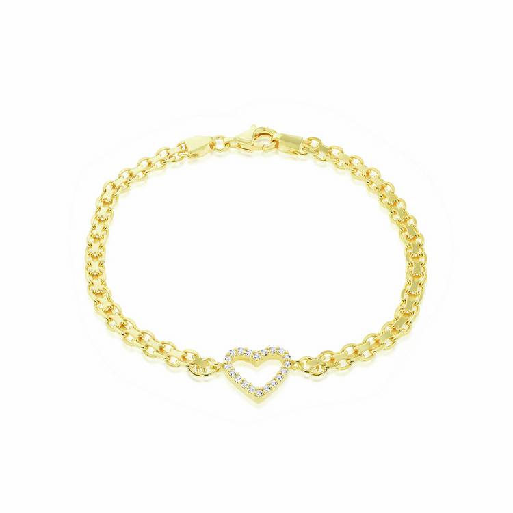 Revere gold plated silver Bismarck bracelet 8 inches, UK version