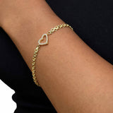 Revere gold plated silver Bismarck bracelet 8 inches, UK version
