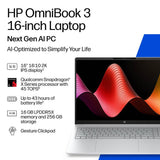 HP OmniBook 3 laptop 16-inch, UK version