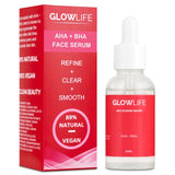 Glowlife AHA BHA face serum 30ml, UK version
