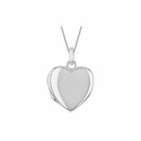 Argos Revere Sterling Silver Heart Locket Necklace 46cm- Buy online at McGrocer