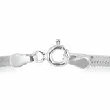Revere sterling silver flat herringbone bracelet, UK version