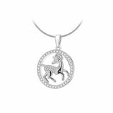 Revere Capricorn zodiac pendant necklace 46cm chain (British brand)