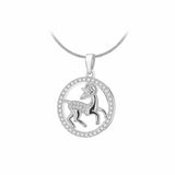 Argos Revere Sterling Silver Capricorn Zodiac Pendant Necklace- Buy online at McGrocer