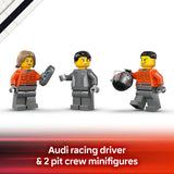LEGO F1 Display Truck with Audi race car toy, UK version