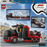 LEGO F1 Display Truck with Audi race car toy, UK version