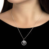 Revere sterling silver Leo zodiac pendant necklace (British brand)