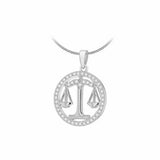 Argos Revere Sterling Silver Libra Zodiac Pendant Necklace- Buy online at McGrocer