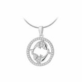 Revere sterling silver Pisces pendant necklace (British brand)