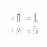 Simplehuman paper towel holder with spray pump white (British brand)