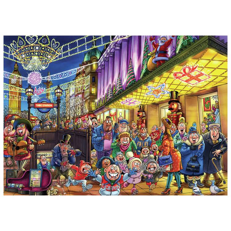 Wasgij Christmas jigsaw puzzle 1000 pieces, imported from the UK