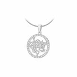 Argos Revere Sterling Silver Rhodium Plated Taurus Zodiac Pendant Necklace- Buy online at McGrocer
