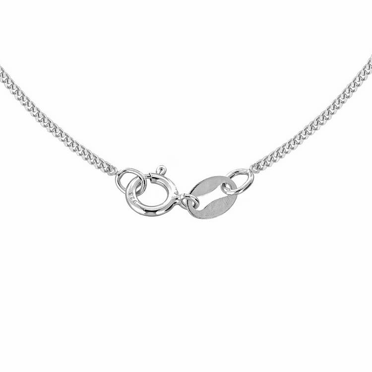 Revere Virgo zodiac pendant in sterling silver with cubic zirconia, imported from the UK