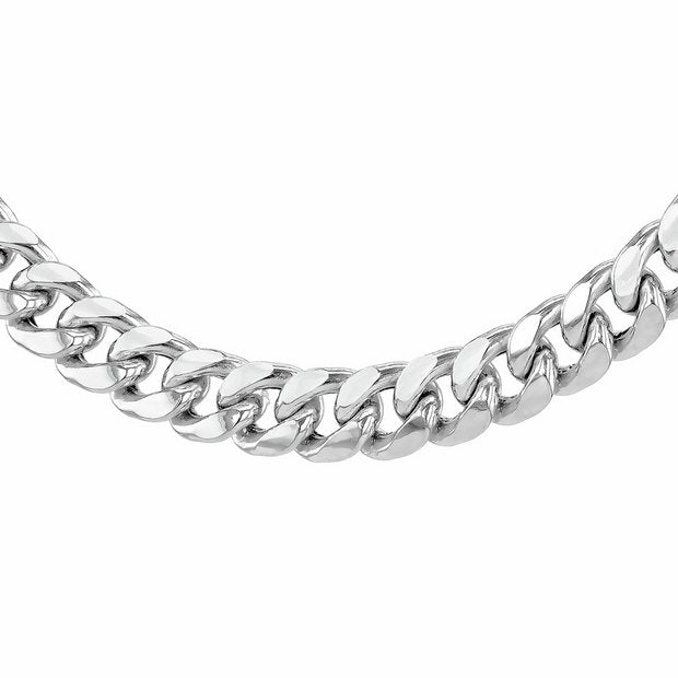 Revere sterling silver Cuban curb necklace chain 51cm 6.75mm, UK version