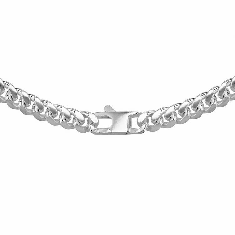Revere sterling silver Cuban curb necklace chain 51cm 6.75mm, UK version