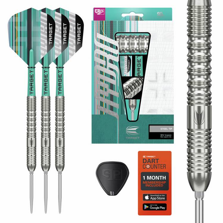 Target Darts Hydro 90% tungsten steel tip darts (British brand)