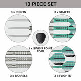 Target Darts Hydro 90% tungsten steel tip darts (British brand)
