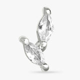 Argos Revere Sterling Silver Marquise Cubic Zirconia Stud Earring- Buy online at McGrocer