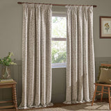 Wylder Grace Leaf Natural curtains 117x137cm - British product