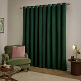 Furn velvet blackout curtains emerald green 117x137cm - British product
