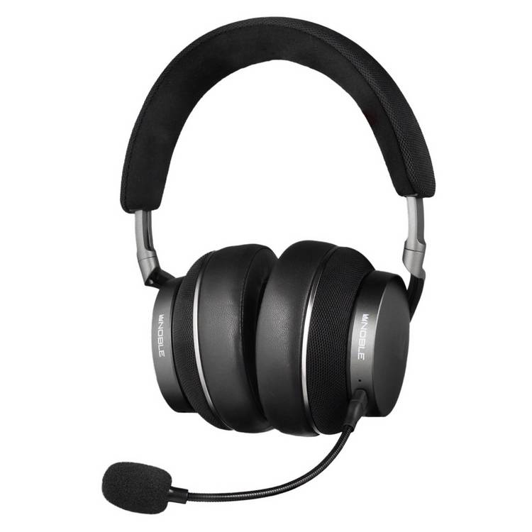 Noble FoKus Apollo wireless gaming headset black and silver over-ear, UK version