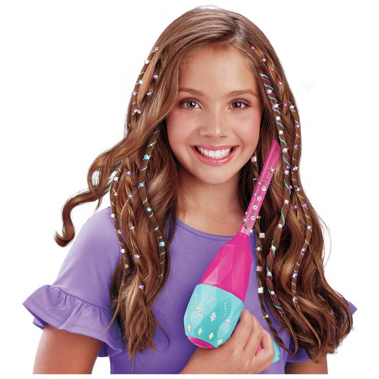 Shimmer N Sparkle Real Sparkling Gem Air Styler toy, imported from the UK