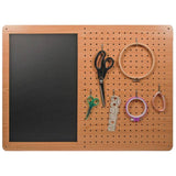 Cathedral peg board with magnetic chalkboard 55x75cm, UK version