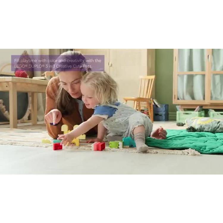 LEGO DUPLO Creative Cute Pets educational toy 24 pieces - British product