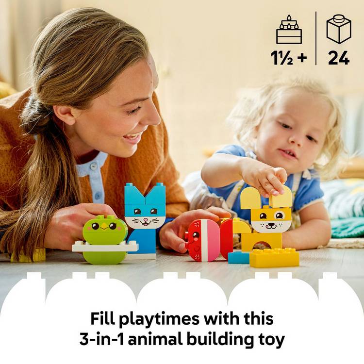 LEGO DUPLO Creative Cute Pets educational toy 24 pieces - British product