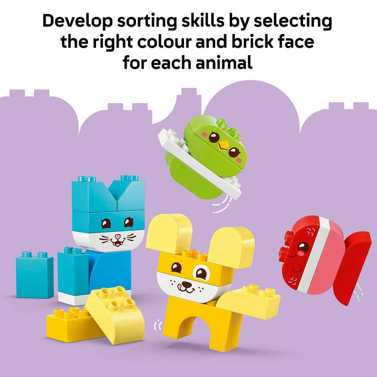 LEGO DUPLO Creative Cute Pets educational toy 24 pieces - British product