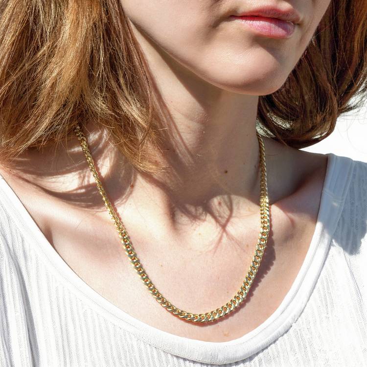 Revere Cuban link chain necklace 20 inch - British product