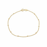 Argos Revere 9ct Yellow Gold Curb And Ball Bracelet- Buy online at McGrocer