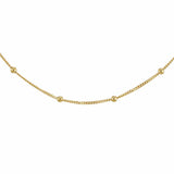 Argos Revere 9ct Yellow Gold Curb and Ball Chain 18 Inch- Buy online at McGrocer