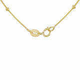 Revere 9ct yellow gold curb and ball chain 18 inch - British brand