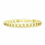 Revere 9ct yellow gold curb bracelet 8.9mm, imported from the UK