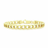 Revere 9ct yellow gold curb bracelet 8.9mm, imported from the UK