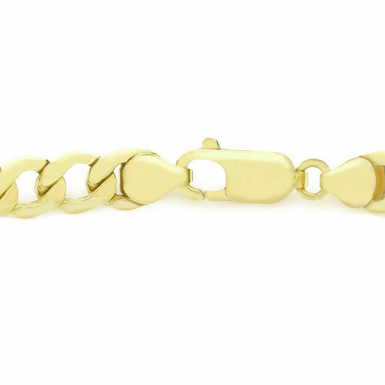 Revere 9ct yellow gold curb bracelet 8.9mm, imported from the UK