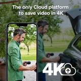 Arlo Ultra 3 4K camera system with Smarthub and solar panel, UK version